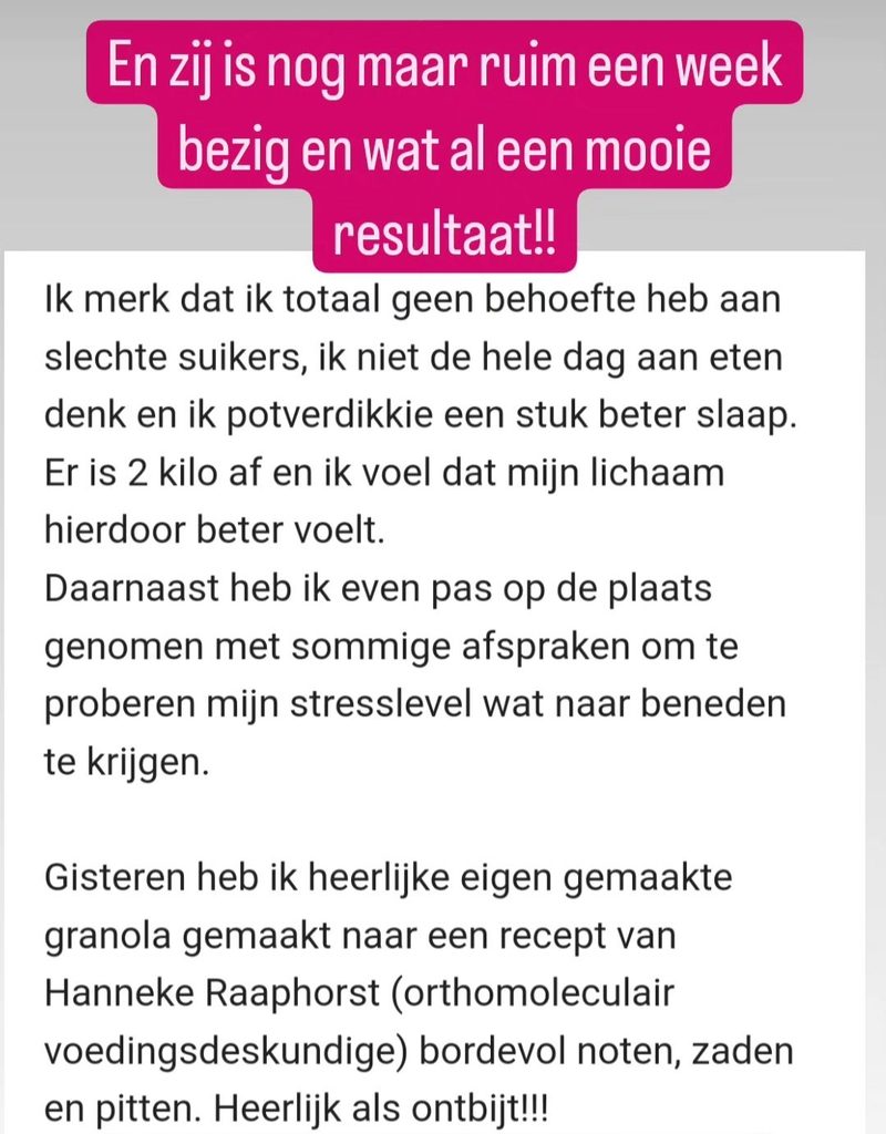 advies over hormonen had deze dame gevraagd. Lees haar review hoe blij ze ermee is